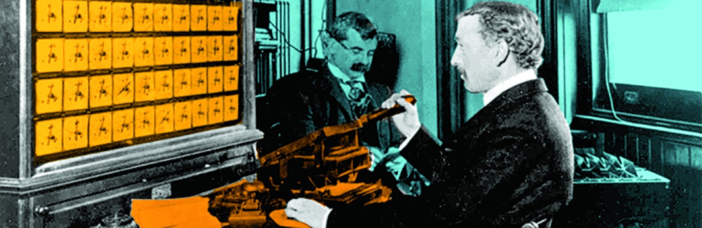 Census Bureau employees use a Hollerith tabulator in 1904. (Science History Images / Alamy)